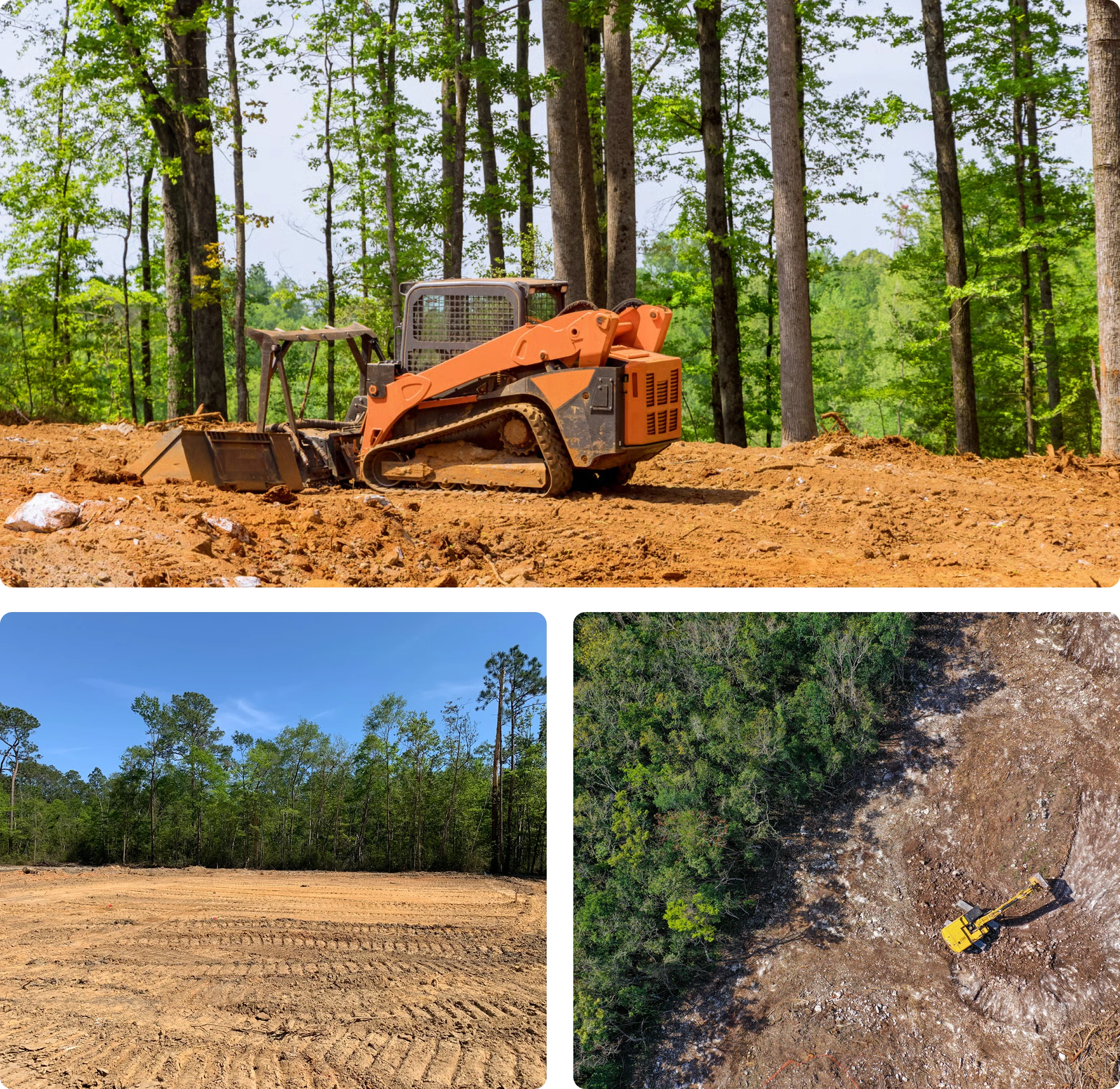 What land clearing with us looks like